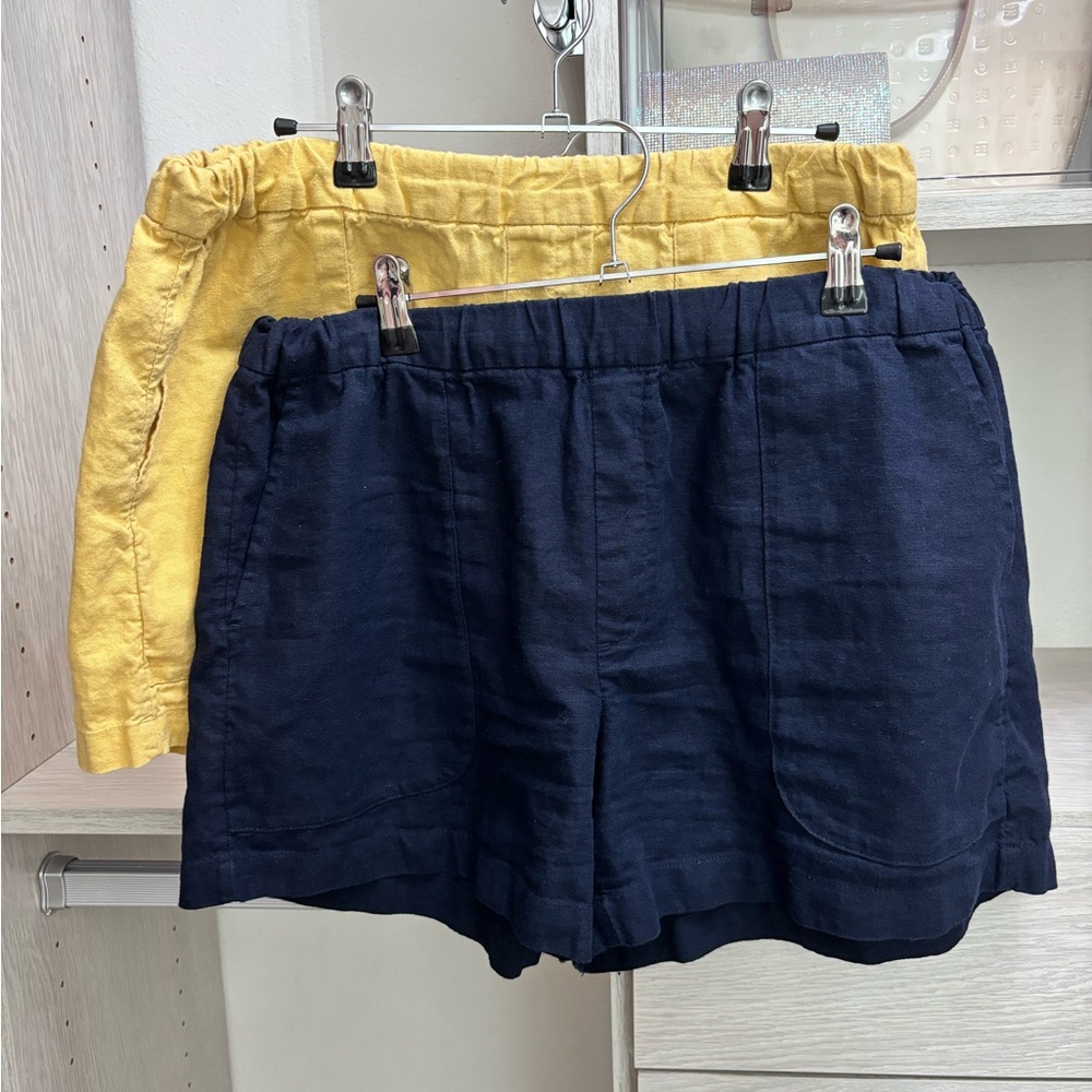 Banana Republic Factory Linen Shorts x2